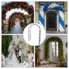 Garden Arbors and Arches, Garden Arch Metal Trellis for Climbing Plants Outdoor, Halloween Archway for Rose Vines Wedding Christmas Party Decorations - 3 of 4