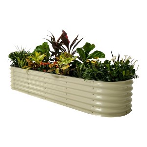 Vego Garden 9-in-1 Modular Rectangular Metal Outdoor Raised Garden Bed 42"x78"x17" - 1 of 4