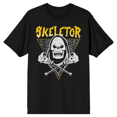 Skeletor Adult Crew Neck T Shirt Black S