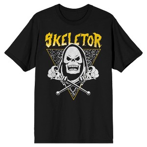 Skeletor Adult Crew Neck T-Shirt Masters of the Universe Tee - 1 of 2