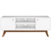 Ren Home Leva Scandinavian-Style TV Stand with Shelves - 2 of 4