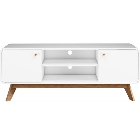 Sleek and Stylish Reeded Scandinavian TV Stand for Modern Homes