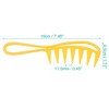 Unique Bargains Anti Static Hair Comb Wide Tooth for Thick Curly Hair Hair Care Detangling Comb For Wet and Dry 3 Pcs - 4 of 4