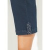 Catherines Women's Plus Size Petite Everyday Capri With Sparkle Hem - 3 of 4