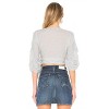 Women's Striped Puff Sleeve Bow Wrap Blouse - Lovers + Friends - 3 of 4