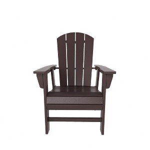 WestinTrends Outdoor Patio Adirondack Dining Chair Weather Resistant - 1 of 4