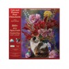 Sunsout Cats and Flowers Four Chinoiserie 500 pc Large Pieces  Jigsaw Puzzle 67655 - 3 of 4