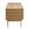 Render TV Stand for TVs up to 53" Brown - Modway: L-Shaped, Oak Finish, Metal Hardware, Cable Management - 3 of 4