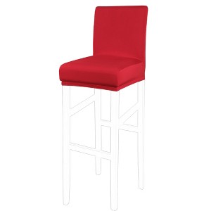 PiccoCasa Bar Pub Counter Height Side Stretch Chair Covers with Elastic Band - 1 of 4