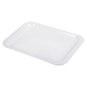 Unique Bargains Plastic Rectangle Reusable Fast Food Dining Areas Serving Trays - 1 of 4