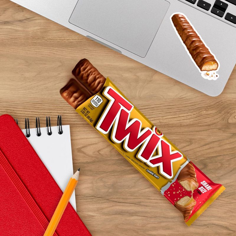 Twix Sharing Size Chocolate Candy Bars - 3.02oz, 5 of 10