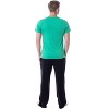 DC Comics Mens' Green Lantern Logo Character Distressed Sleep Pajama Set Multicolored - 2 of 4