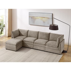 VANOMi Upholstered Modular Sectional Sofa - 1 of 4