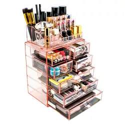 Sorbus Makeup Storage Organizer - Medium - Set 1