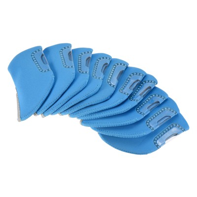 Unique Bargains Waterproof Soft Golf Club Iron Head Covers with Visible Windows 10 Pcs