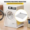 Washing Machine Pan, Heavy Duty 304 Stainless Steel Washing Machine Tray with 4 Pcs Anti-Vibration Washing Machine Feet, Washer Pan - 3 of 4