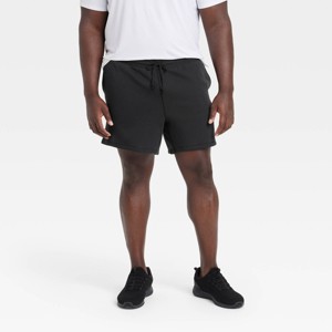 Men's 6" Fleece Jogger Shorts - All In Motion™ - 1 of 3
