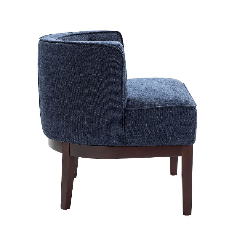 Renaud Upholstered Barrel Chair with solid wood legs | ARTFUL LIVING DESIGN, 3 of 12
