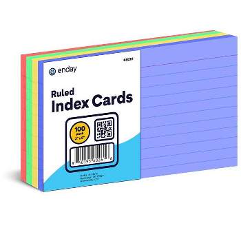 Checkered A6 index cards (set of 10)