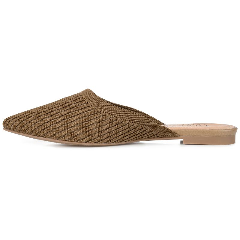 Journee Collection Womens Aniee Slip On Almond Toe Mule Flats, 3 of 10