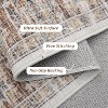 Area Rugs Washable, Soft Vintage Bedroom Rugs, Boho Farmhouse Low Pile Non-Slip Indoor Throw Carpet Rugs for Living Room Dining Room - 3 of 4
