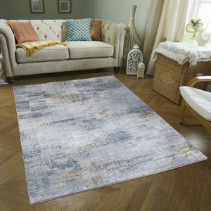 Gulches 5'3" x 7' Multi Area Rug: Modern Geometry & Comfort - 1 of 4