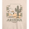Women's - Peanuts - Spike Arizona Lightweight French Terry Wide Neck Long Sleeve Shirt - 2 of 4