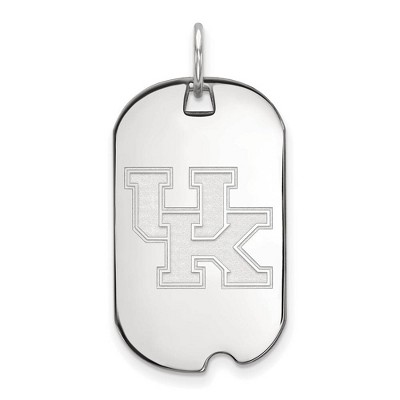 Black Bow Jewelry 14k White Gold Kentucky Wildcats NCAA Pendant
