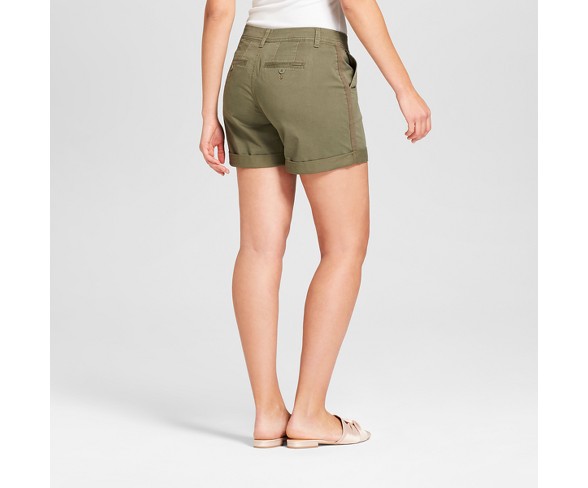 Women's 5" Chino Shorts - A New Day&#153; Olive 0