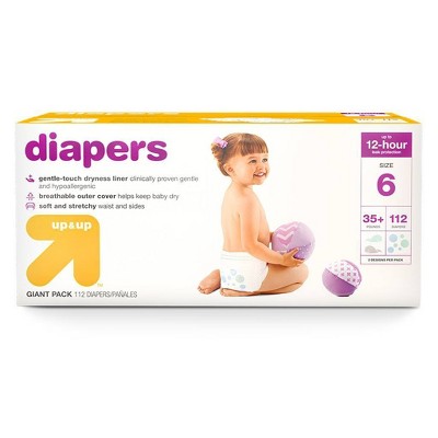 Diapers Giant Pack Size 6 - 112ct - Up 