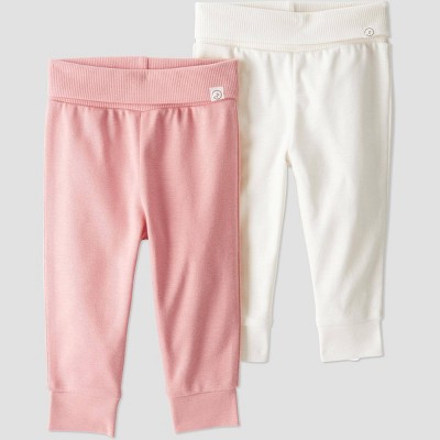 Little Planet by Carter's Organic Baby Girls' 2pk Pants