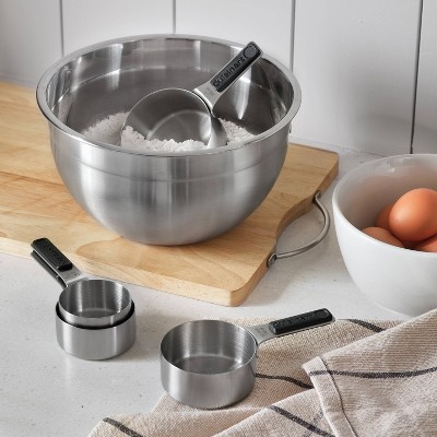 Cuisinart 4-Piece Stainless Steel Magnetic Measuring Cup Set