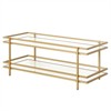 45 in. Brass Finish Coffee Table - Henn&Hart - 4 of 4