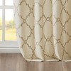 Lycvki Fretwork Print Grommet Top Window Curtain Panel(Only 1 Pc Panel) - 4 of 4