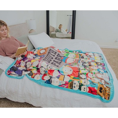 South Park Characters Plush Fleece Throw Blanket 45 x 60 Inches