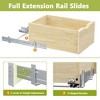 LOVMOR Soft Close Pull Out Cabinet Organizer 8 Inch High Drawer, Wood Slide Out Shelves Cabinet Storage Organizer - 3 of 4