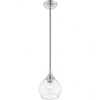 Livex Lighting Catania 1 - Light Pendant in  Brushed Nickel - 3 of 4
