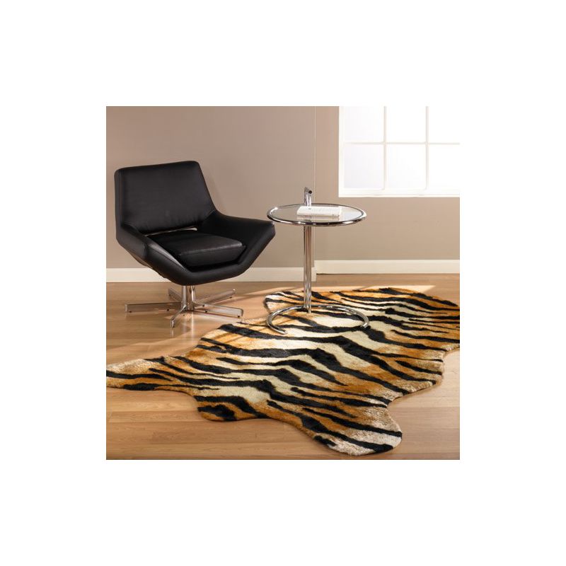 Walk on Me Faux Fur Super Soft Tiger Rug Tufted With Non-slip Backing Area Rug, 2 of 5