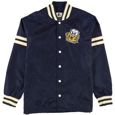STARTER Mens University Of Michigan Varsity Jacket