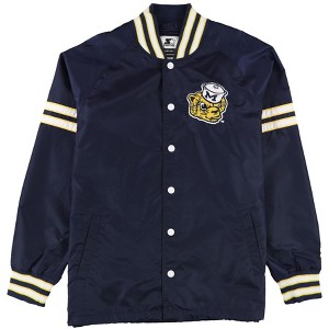 STARTER Mens University Of Michigan Varsity Jacket - 1 of 2