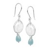 Silpada 'Josephine' Freshwater Pearl, Blue Quartz and Hematite Earrings in Sterling Silver - 2 of 4