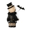 Bethany Lowe Dapper Desmond Skelly Halloween Skeleton Bat Tophat Decorative Sculptures - 3 of 3