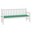 vidaXL Garden Bench Cushion Green Oxford fabric (100% polyester) Large - 3 of 4