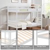 Kumasinova Bunk Bed,Wood Bunk Bed Frame with High Guardrail,Ladder,Twin Size Bed Frame for Kids Teens,No Box Spring Needed - 4 of 4