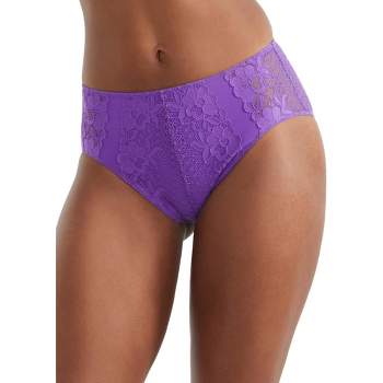 Felina Women's Stretchy Lace Low Rise Thong - Seamless Panties (6-pack)  (strawberry Creme, L/xl) : Target