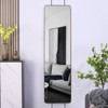 FONTOI Full Length Mirror, Floor Standing Mirror with Stand, Wall Mounted Mirror, Dressing Mirror for Bedroom, Cloakroom, Clear, 16.5"*0.57"*60" - 2 of 4