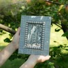 4x6 Wood Beaded Picture Frame Blue by Foreside Home & Garden - 2 of 4