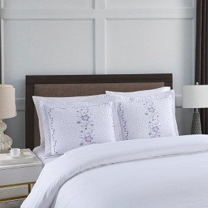 Marcielo 2 Pack Embroidery Pillow Shams Throw Pillow Cover - 1 of 4