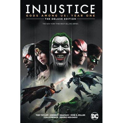 Injustice: Gods Among Us: Year One: The Deluxe Edition - by  Tom Taylor (Hardcover)