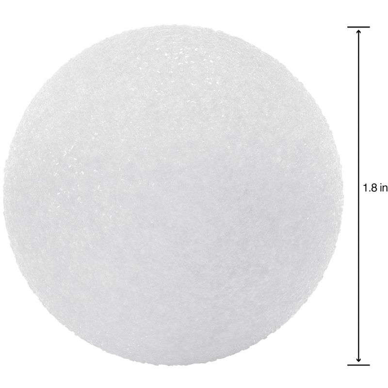 FloraCraft CraftFom Ball, 2 Inches, White, Pack of 12, 2 of 6